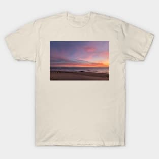 Pastel coloured sky at sunrise T-Shirt